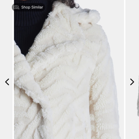 French Connection Bobby Borg Classic Cream Cropped Jacket - Picture 6 of 7